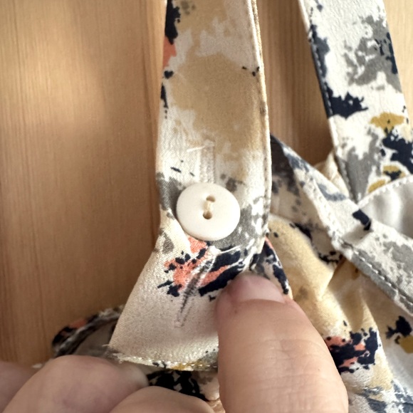 Anthropologie Moulinette Soeurs Empire Waist Floral Ruffled Maxi Dress Sz 12 - Picture 8 of 9